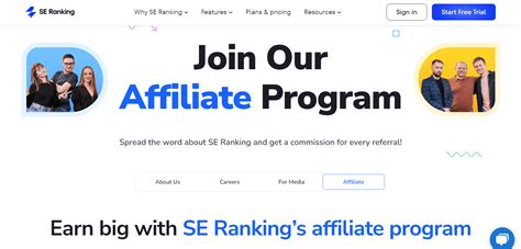 se ranking affiliate program|SE Ranking: How to join the Affiliate Program.